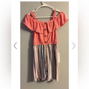 NWT Knitworks girls one piece romper T22